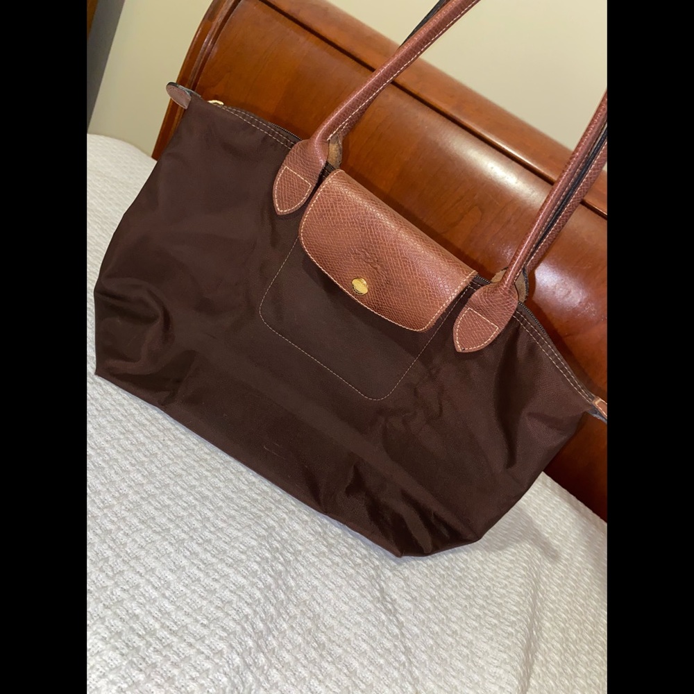 Brown Longchamp bag